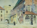 St. Tondos widok na k.sw.Barbary w Krakowie