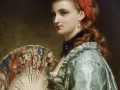 Portrait of a Lady, by Dicksee