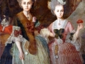 Unknow ladies with fan, Bowes Museum
